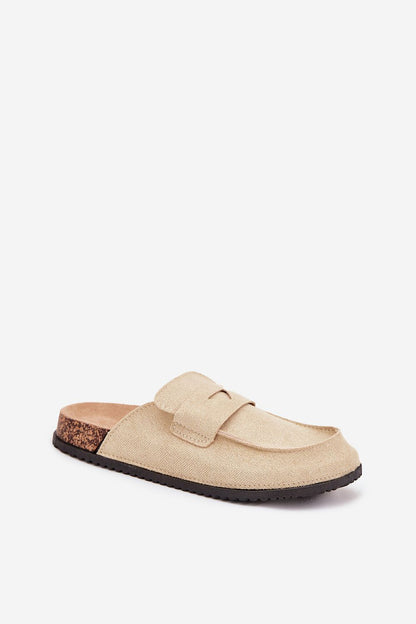 Close-up of Step in Style eco-suede women's sandals emphasising the quality craftsmanship and comfortable footbed, ideal for warm weather outings.