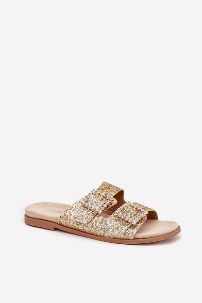 Fashionable flat-heeled sandals for women by Step in Style, showcasing adjustable straps for a perfect fit.