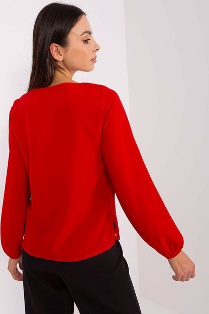 Stylish Lakerta blouse suited for versatile wear from office to elegant meetings, available in multiple sizes.