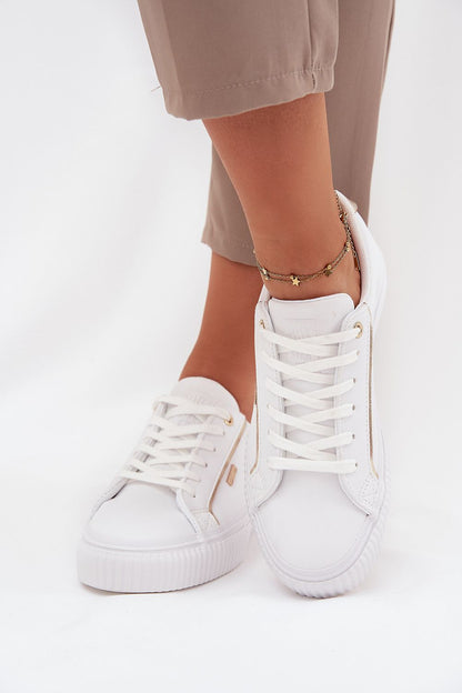 Elegant Women's Big Star Eco Leather Sneakers in a stylish platform design, showcasing luxury comfort by Step in Style.