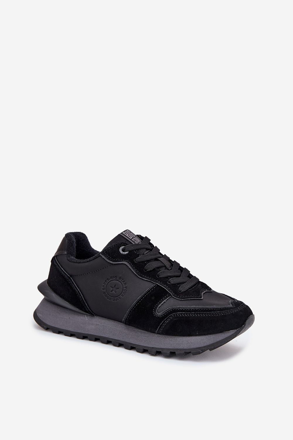 Elegant Big Star Women's Sneakers with a stylish platform design, crafted from premium leather and suede, provided by Step in Style.