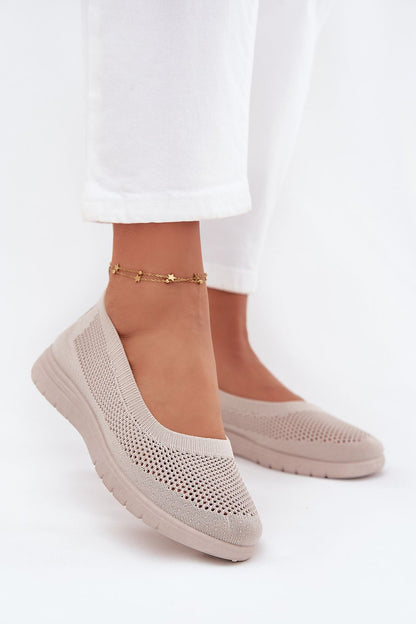 Luxury breathable mesh ballet flats for women by Step in Style, featuring a sporty casual design, available in EU sizes 36 to 41, perfect for warm weather and everyday elegance.