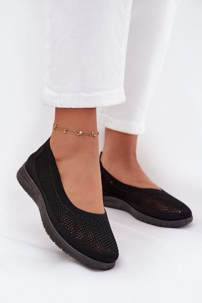 Elegant shot of Step in Style breathable ballet flats, available in various sizes, exuding casual sophistication for everyday outfits.
