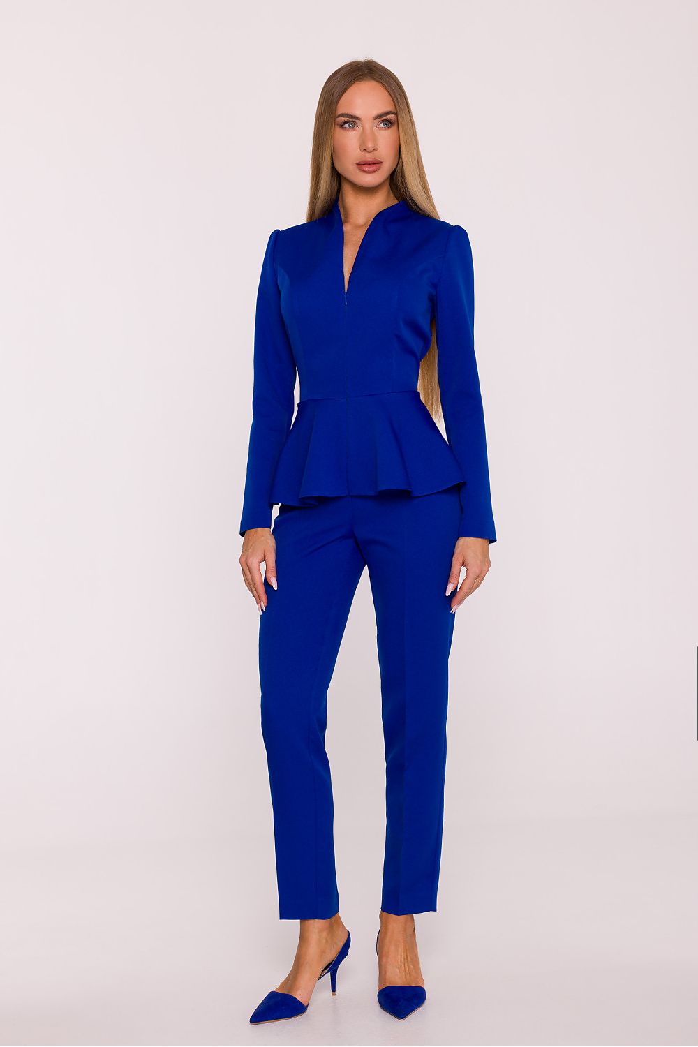 Exquisite jumpsuit by Moe, designed with ankle-length trousers and a concealed zipper for a refined look perfect for formal occasions.
