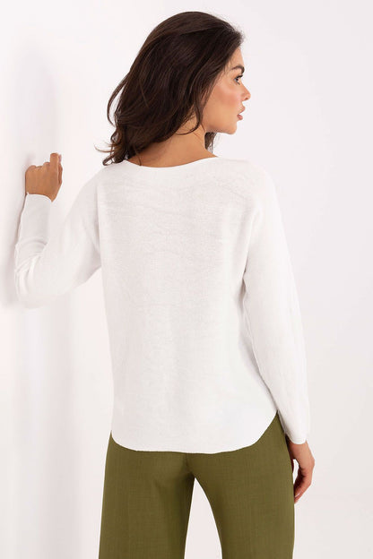 Italy Moda reversible women's sweater made of premium viscose, polyester, and nylon blend, perfect for cooler days with a versatile look.