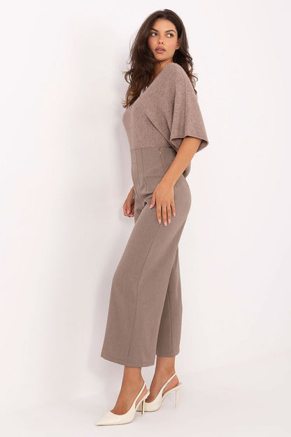 Premium quality polyester mix culottes by Rue Paris, ideal for women seeking comfort and elegance in their wardrobe.