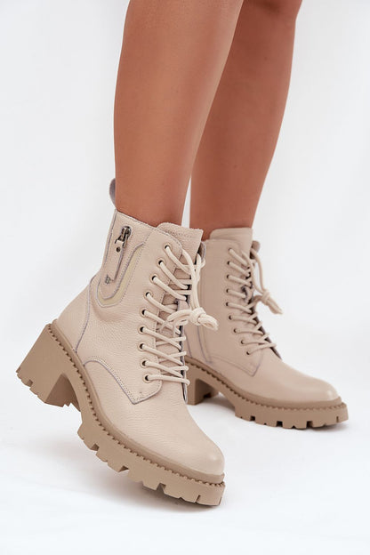 Impeccably crafted Vinceza ankle boots made from natural leather, embodying sophistication and comfort for colder days.
