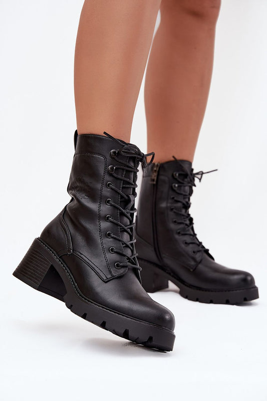 Luxury Vinceza women's ankle boots with elegant leaf embossing, featuring a comfortable block heel, perfect for any stylish outfit.