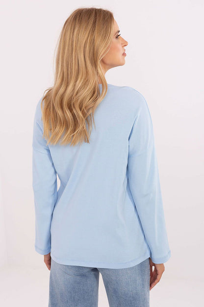 Full-view of luxury women's blouse in Size EU 0 with a refined fit and premium materials by Relevance.