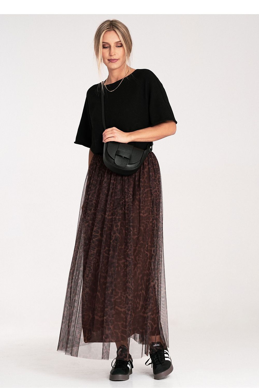 Elegant Figl Bat Style Blouse in luxurious wool blend, showcasing sophisticated design and premium fabric.