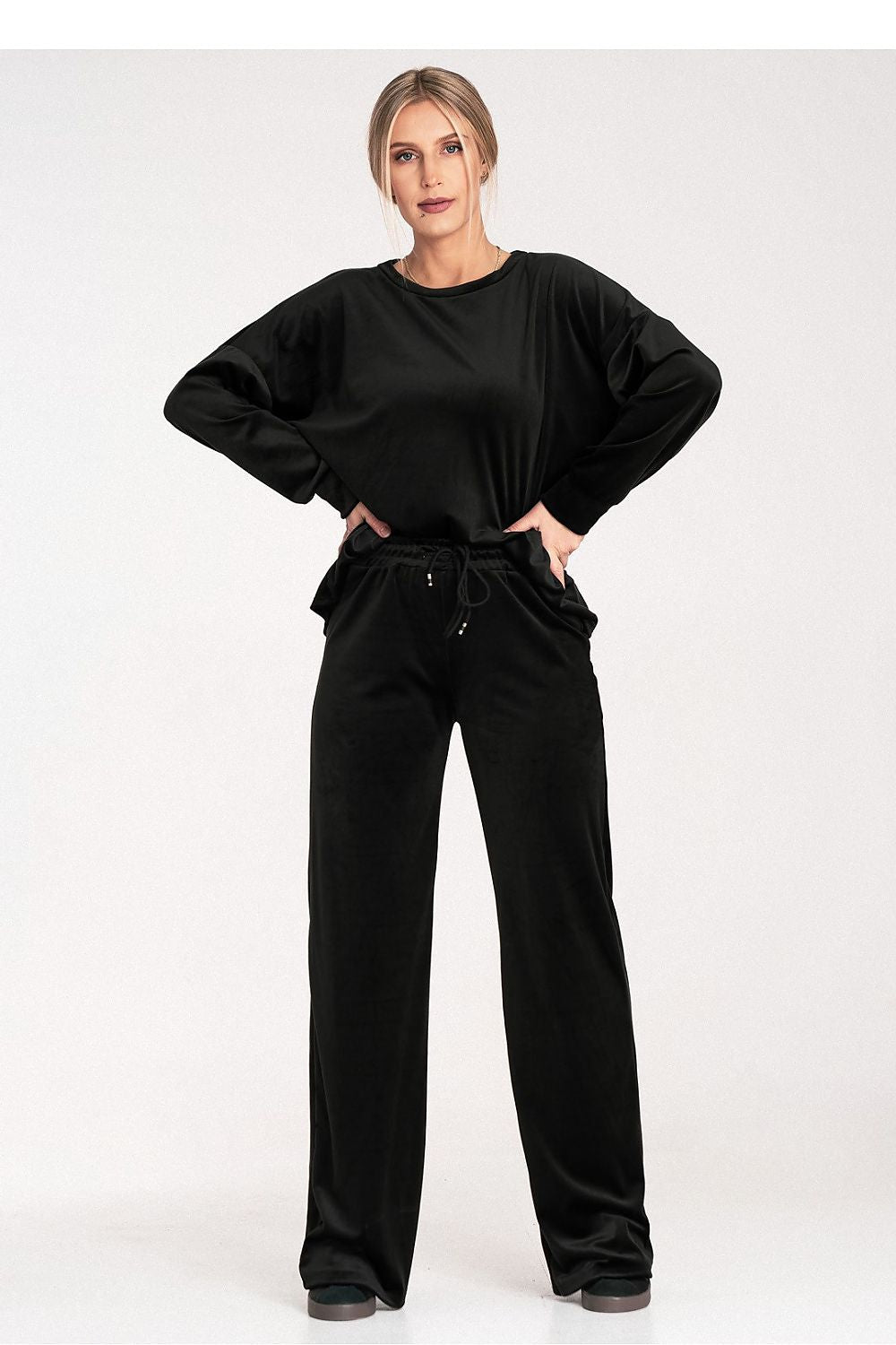 Elegant and luxurious Figl Women's Spandex-Blend Dress, crafted from 95% Polyester, showcasing a chic fit for EU S/M and US S/M sizes.