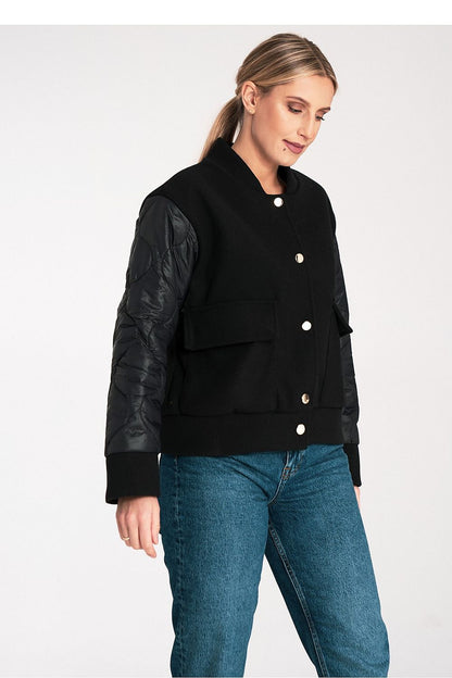 Luxury Figl Jacket in elegant design, showcasing the soft spandex and viscose blend, ideal for sophisticated outfits.