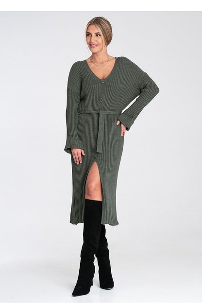 Stylish Figl Daydress highlighting its elegant silhouette, crafted from high-quality Viscose for a flattering fit.