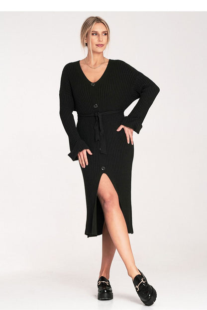 Full view of the Figl daydress in EU sizes, showcasing its chic style and perfect fit for sophisticated women.