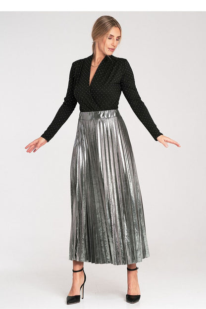 Elegant Luxury Figl Shapewear Body in EU S/M | US S/M, showcasing the premium fabric blend of 95% Polyester and 5% Spandex for a size-enhancing fit.