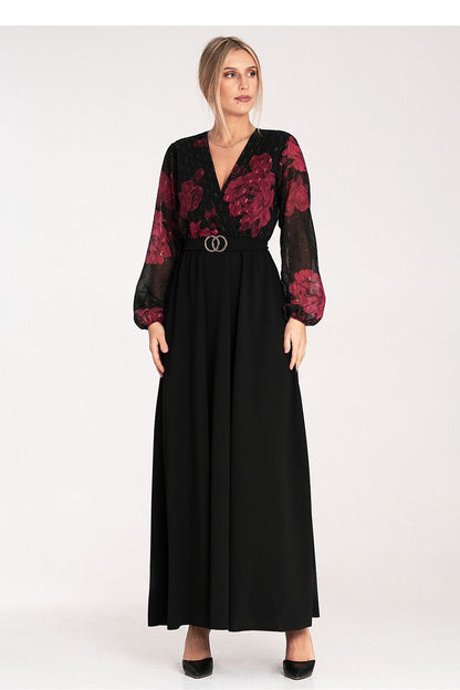 Front view of Figl's Luxury Cocktail Dress, capturing its stylish design suited for formal occasions.