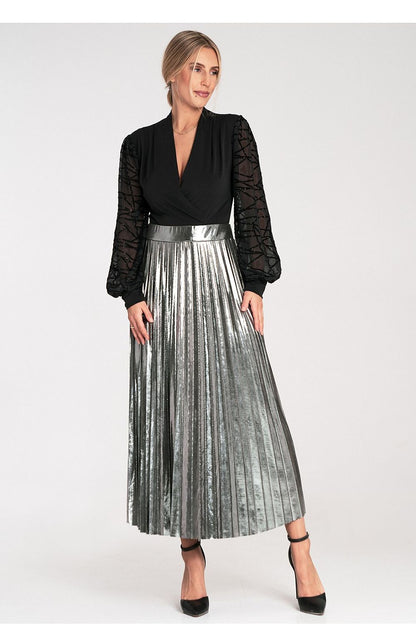 Luxury Figl Skirt in EU Size 0, elegantly showcasing a polyester blend fabric that offers a comfortable fit, perfect for upscale fashion.