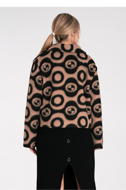 Figl Luxury Spandex-Blend Jacket for Women in chic style, ideal for EU S/M sizes, showcasing premium quality fabric.