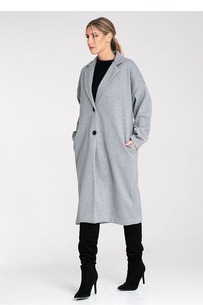 Elegant Luxury Figl coat made of 100% polyester in EU size 0, showcasing chic design.