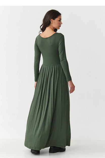 Luxurious Makadamia daydress in elegant viscose blend, showcasing vibrant colour and sophisticated design for sizes EU 36-42.