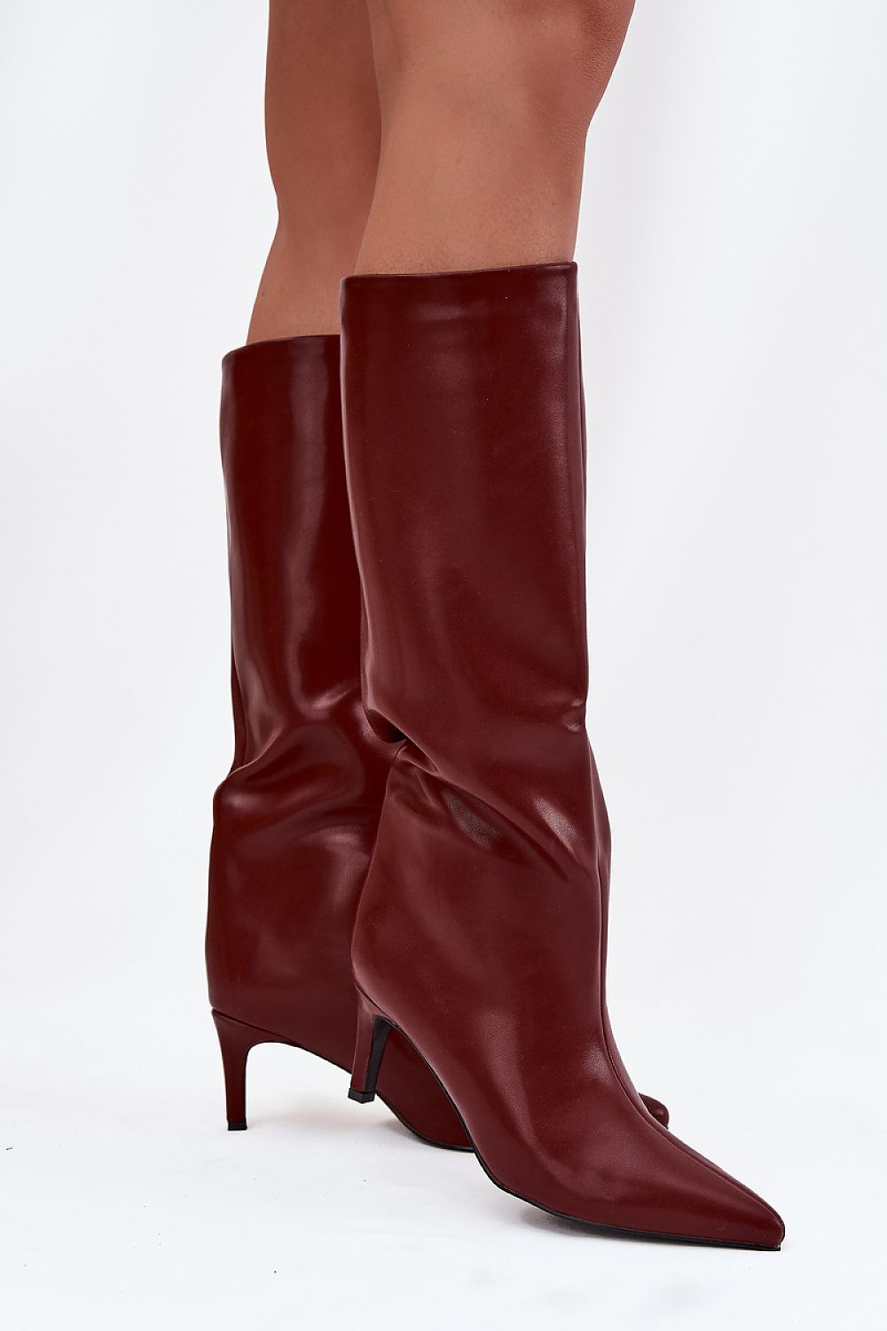 Fashionable Luxury Heel Boots in artificial leather from Step in Style, available in sizes EU 36-41, perfect for trendsetters.