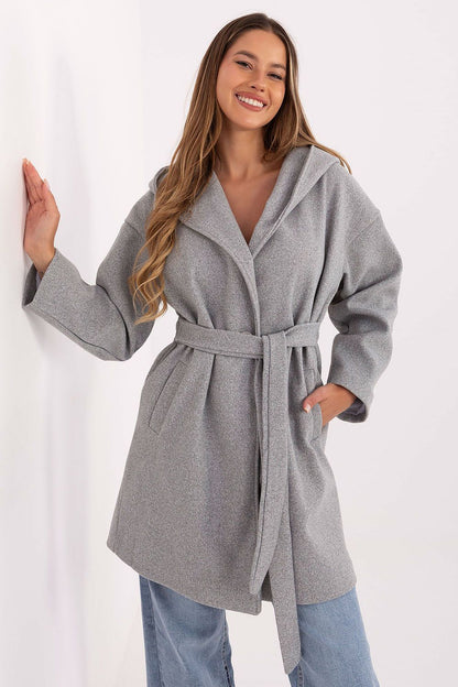 Elegant Rue Paris Coat crafted from 100% polyester, designed for chic outfits in EU size 0.