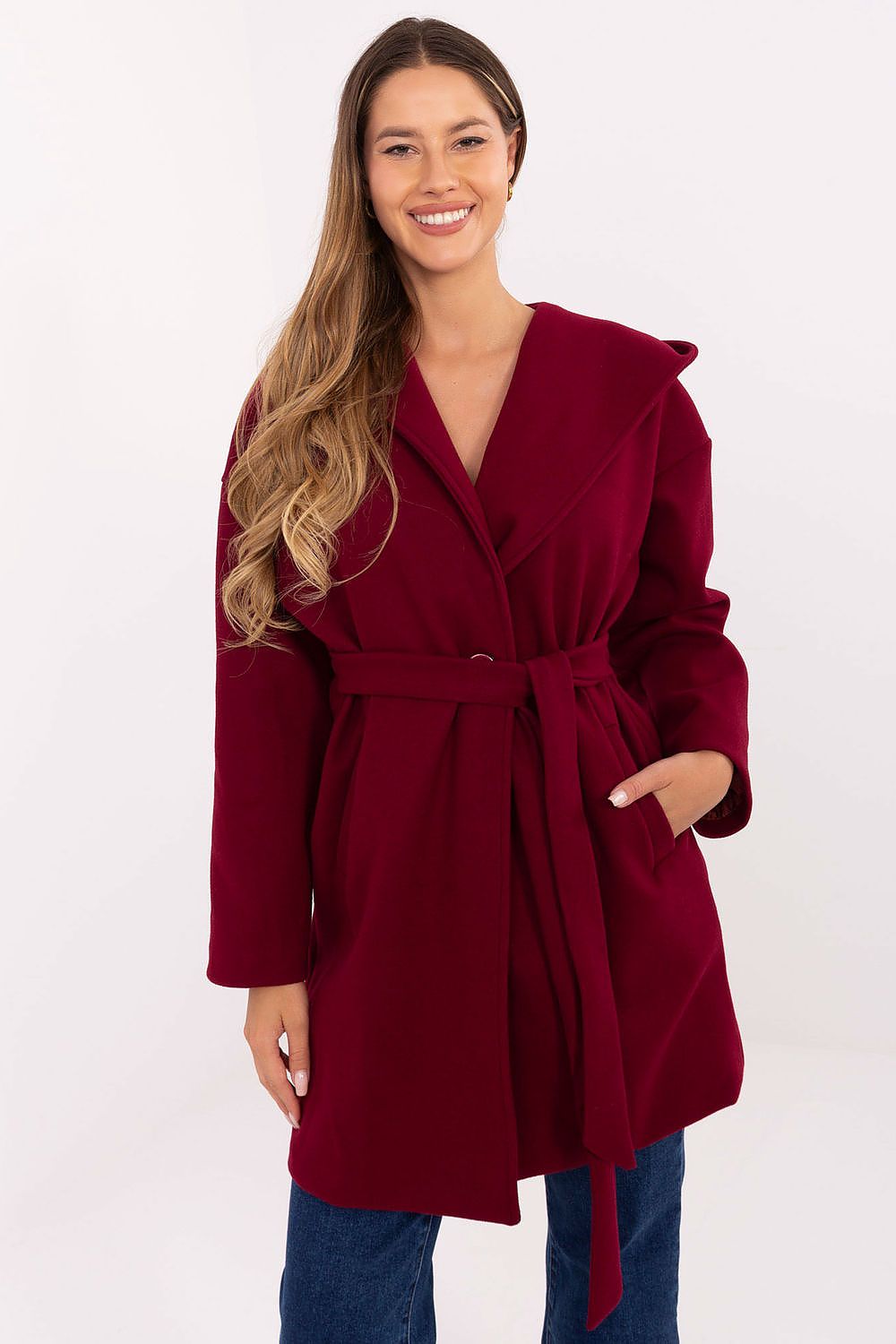 Refined Rue Paris Coat that embodies elegance and style, made from 100% polyester in EU size 0.