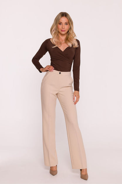 Stylove collection of classic women's trousers in various sizes from S to XXL, crafted for comfort and designed for any elegant outfit.