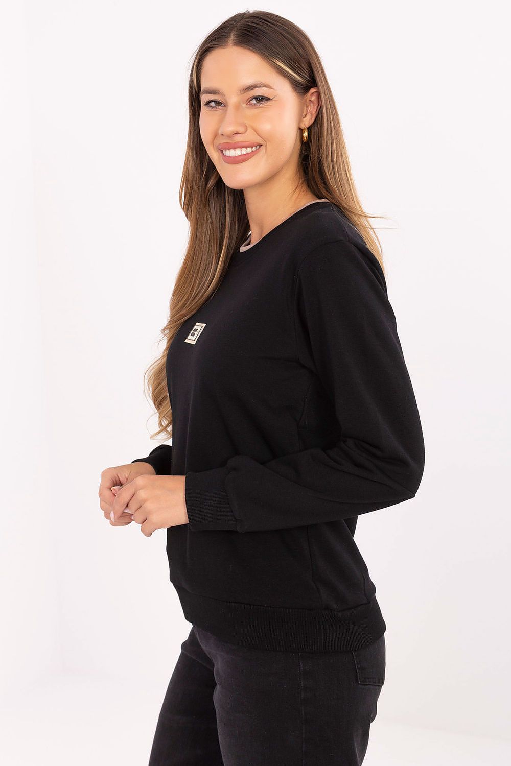 Stylish Relevance women's hoodie, made from a high-quality cotton-polyester blend, ideal for adding sophistication to casual outfits.