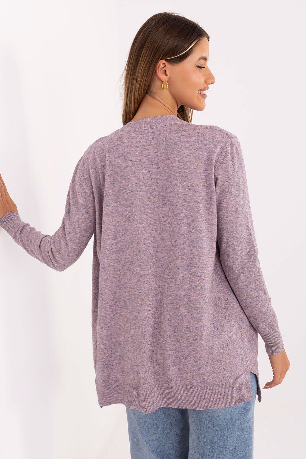 Chic long sleeve women's cardigan by Factory Price, made of luxuriously soft materials, ideal for casual and work wear.