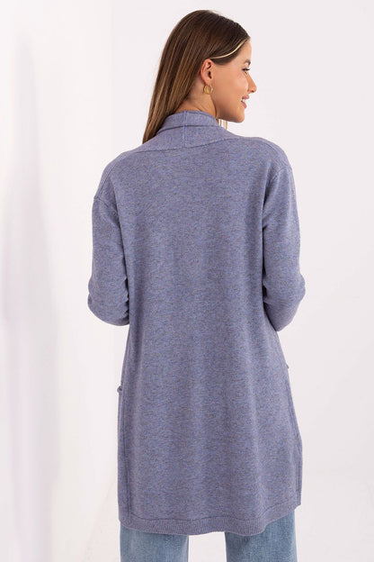 Luxurious women's cardigan by Factory Price, featuring a classic cut and practical pockets, offering both style and functionality.