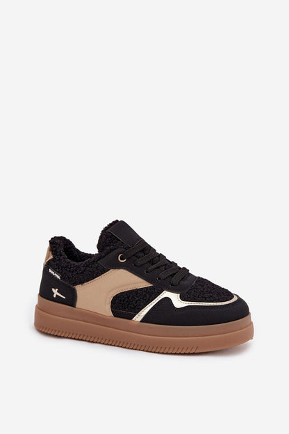 Fashionable and warm luxury platform sneakers for women by Step in Style, ideal for cold weather wear.