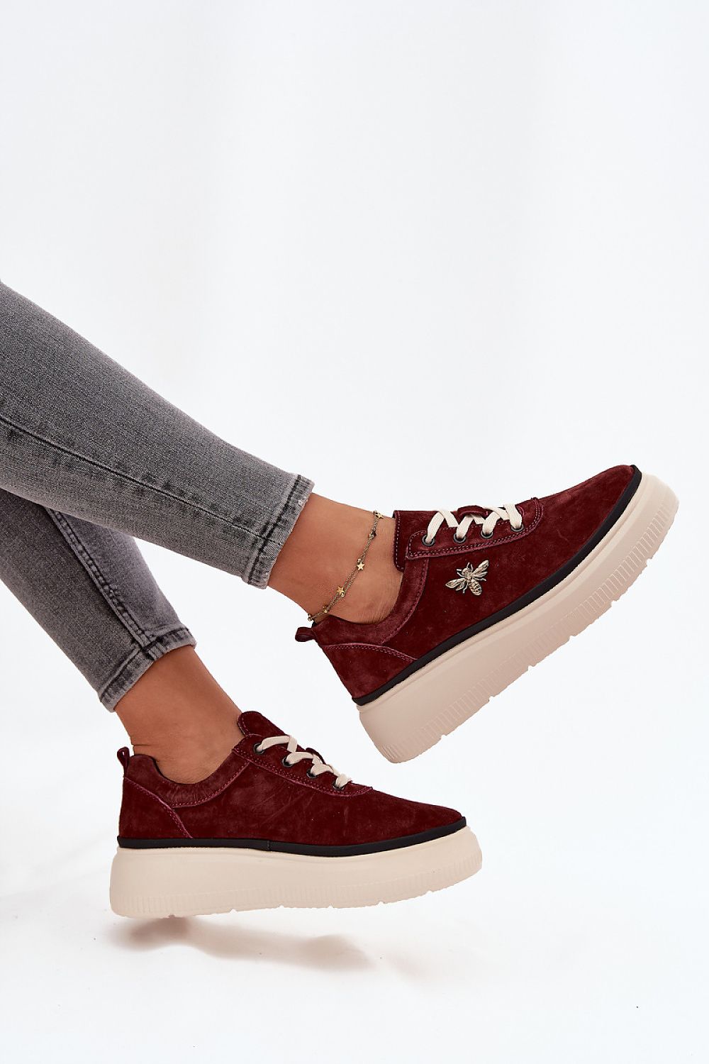 Step in Style Vinceza suede half shoes for women, displaying an elegant combination of comfort and sophistication with a snug fit and chic platform.