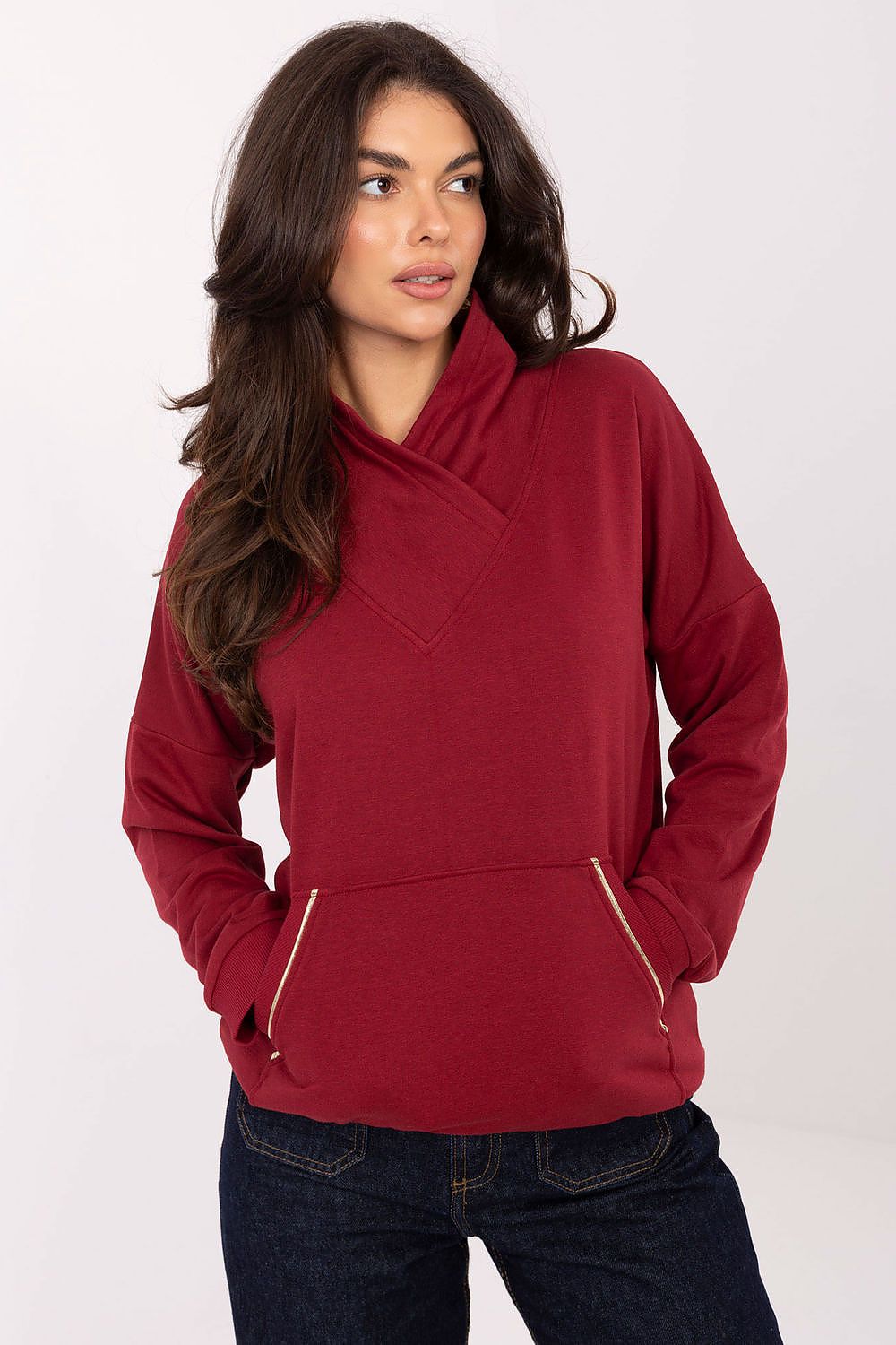 Chic Rue Paris women's sweatshirt in elegant design, made from a durable cotton blend for luxury and comfort.