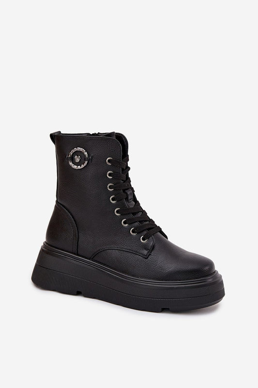 Sophisticated Vinceza Women's Booties with eco-leather finish and soft interior lining, providing warmth and comfort with a fashionable touch.