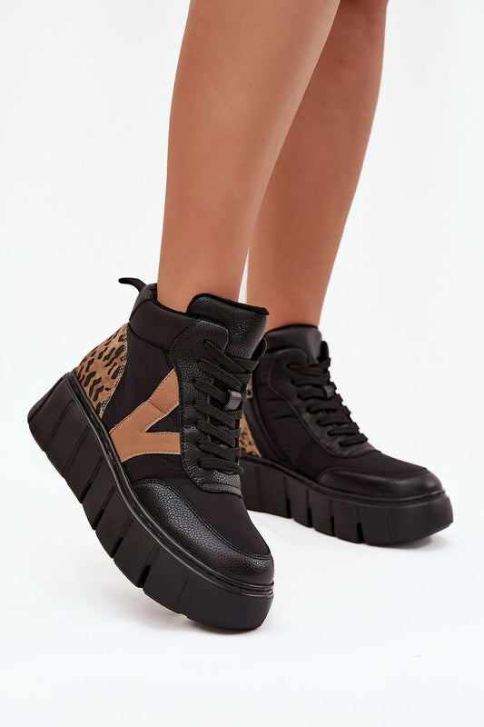 Vinceza Women's Natural Leather Ankle Boots featuring elegant zipper and lace-up design, perfect for urban fashion enthusiasts.