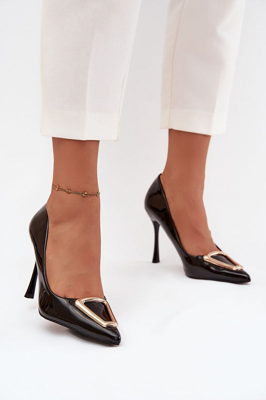 Elegant women's high heels in eco leather by Step in Style featuring a 10.5cm heel, perfect for special occasions, showcasing a pointed toe design for a sophisticated look.