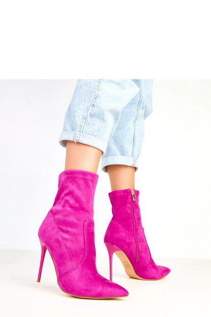 Close-up of Solea Women's Ankle Boots, showcasing the exquisite soft ecological suede and chic zipper closure for effortless style.