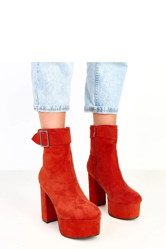 Solea Women's Elegant Ankle Boots in Eco-Friendly Suede with 12 cm heel, showcasing the decorative buckle detail and the stylish round toe design, perfect for a luxurious look.