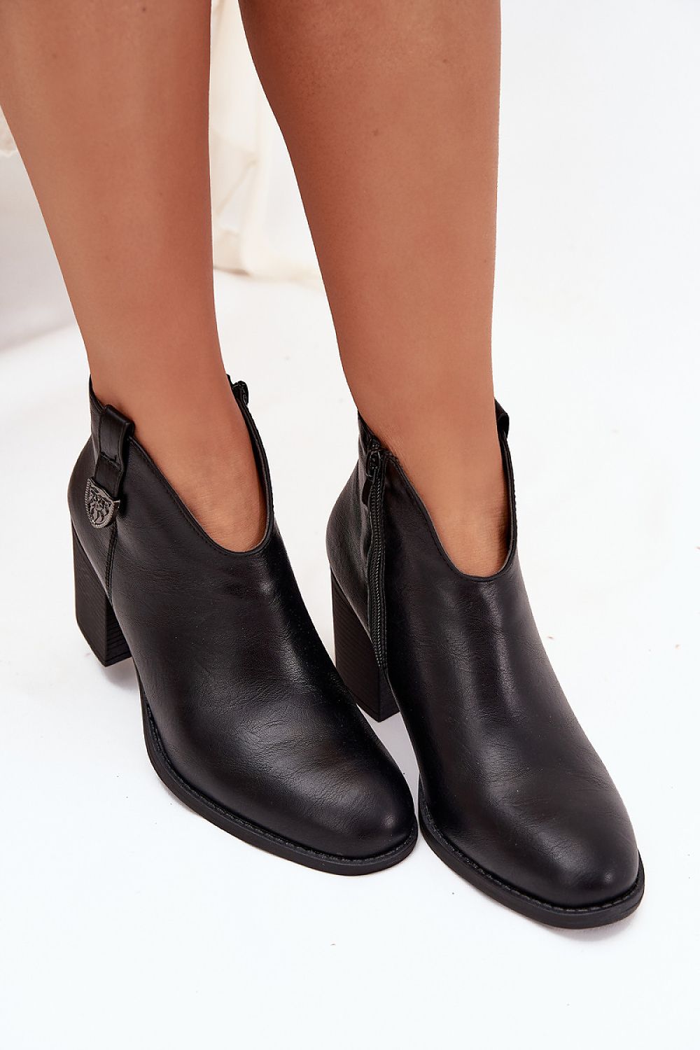 Luxurious women's ankle boots from Step in Style, crafted from eco leather with a soft, warm lining perfect for colder months.