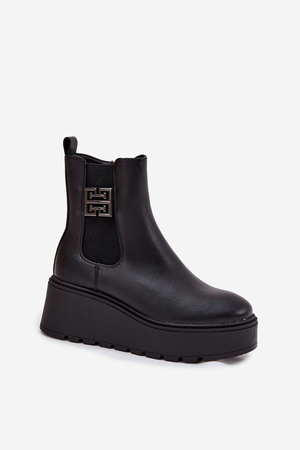 Elegant Vinceza Women's ankle boots in high-quality eco leather, showcasing a sleek wedge heel and comfortable lining for stylish all-day wear.