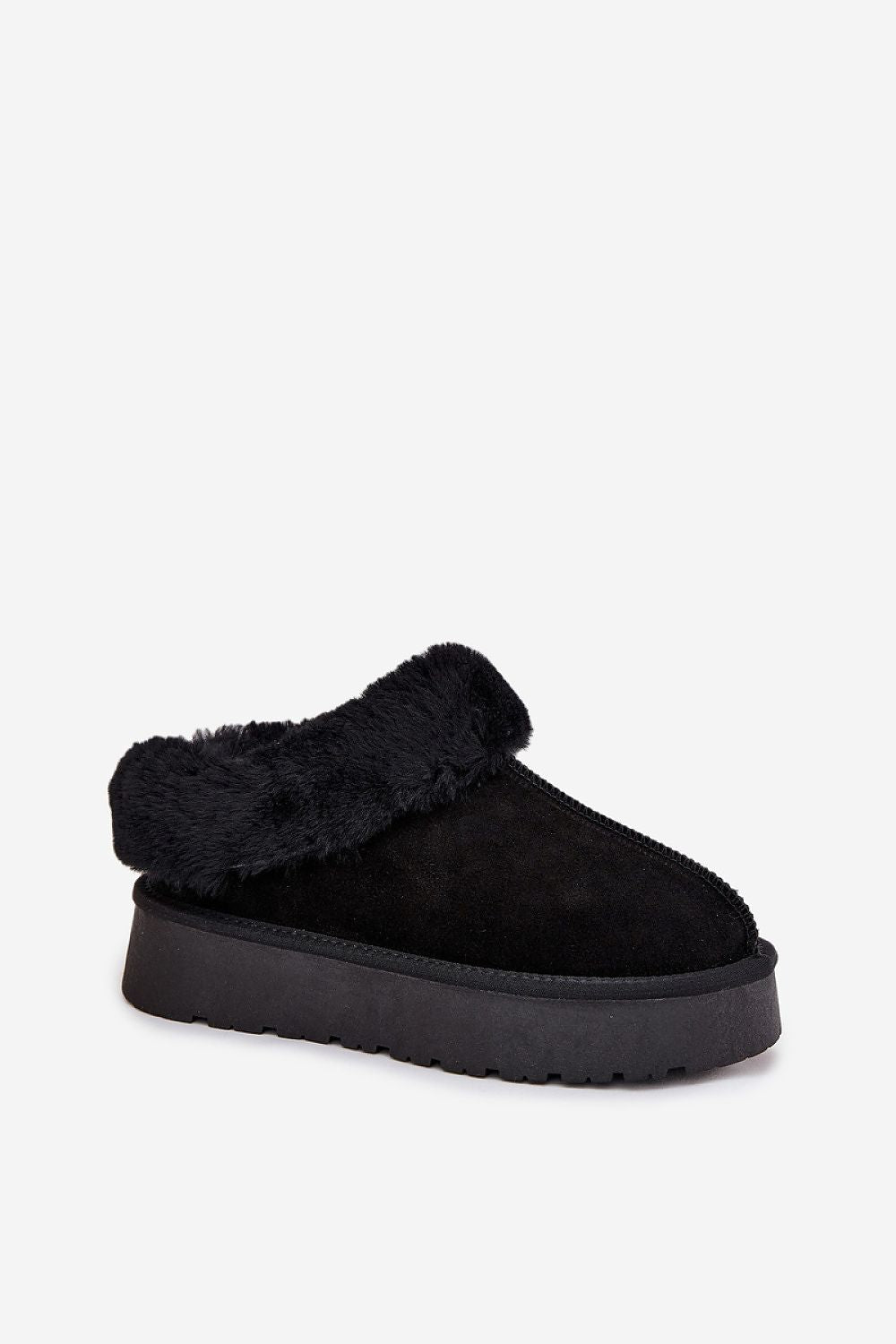 Luxury suede snow boots with fur lining by Step in style, featuring a stylish winter design, perfect for casual outings in cold weather.