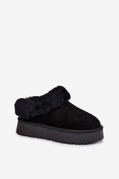 Luxury suede snow boots with fur lining by Step in style, featuring a stylish winter design, perfect for casual outings in cold weather.