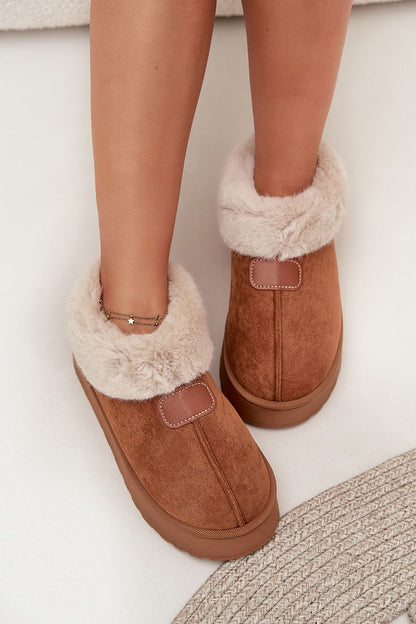 Luxury Women's Snow Boots from Step in Style, crafted from eco suede with a plush fur interior, perfect for both casual and stylish winter outings.