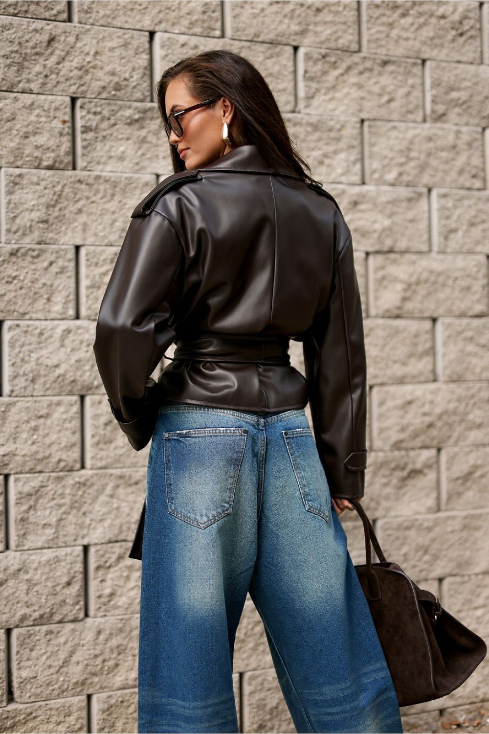 Fashionable Lorina Jacket by Roco Fashion displayed with a chic outfit combination, perfect for casual or formal styling.