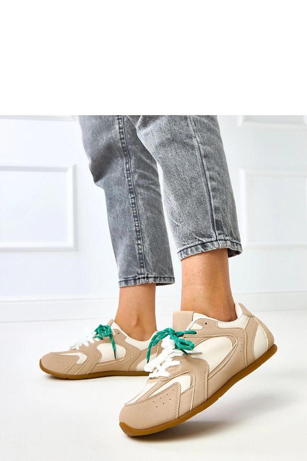 Fashionable Solea Laced Suede Sport Shoes displayed with eco-friendly materials, ideal for luxurious casual styling.