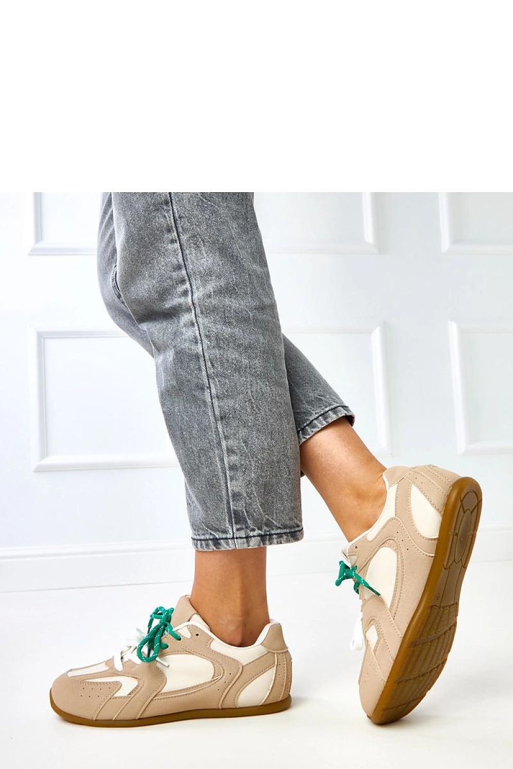 Close-up of Inner fabric insole of Solea Suede Sport Shoes, highlighting comfort and quality in luxury footwear.