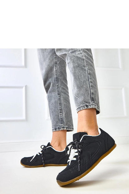 Side view of Solea laced eco-friendly suede sport shoes featuring a modern white accent for a sophisticated look.