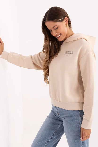 Stylish women's hoodie by Sublevel, showcasing a casual yet upscale aesthetic, ideal for versatile fashion choices.