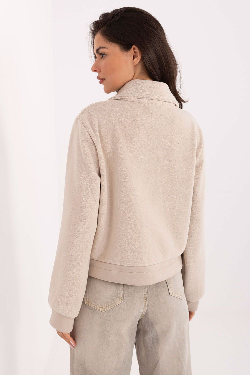 Sophisticated women's polar jacket by Factory Price, beautifully crafted with a blend of viscose and elastane for ultimate comfort.